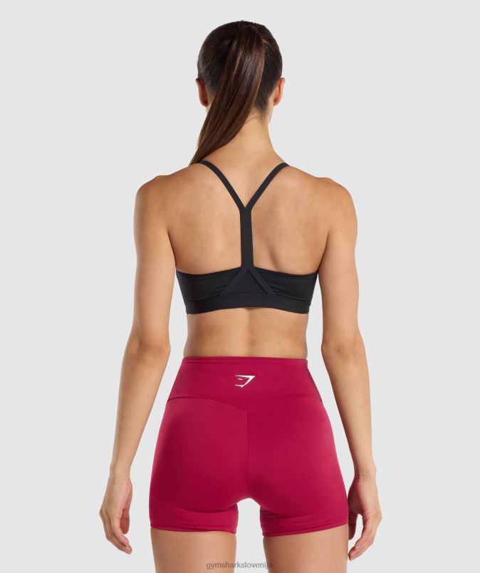 športni nedrček z v izrezom ženskeGymshark Črna J00L2206