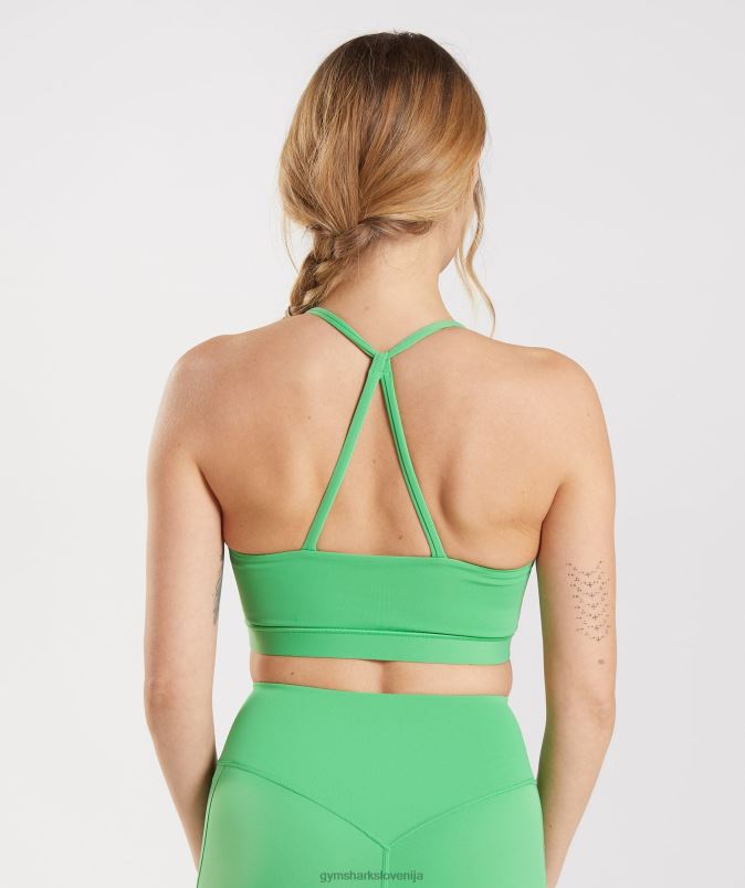 studijski športni nedrček ženskeGymshark jabolčno zelena J00L2202