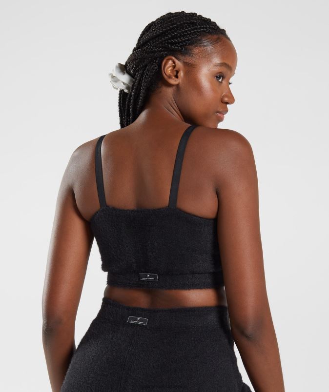 whitney trepalnic pleten bandeau ženskeGymshark Črna J00L2143
