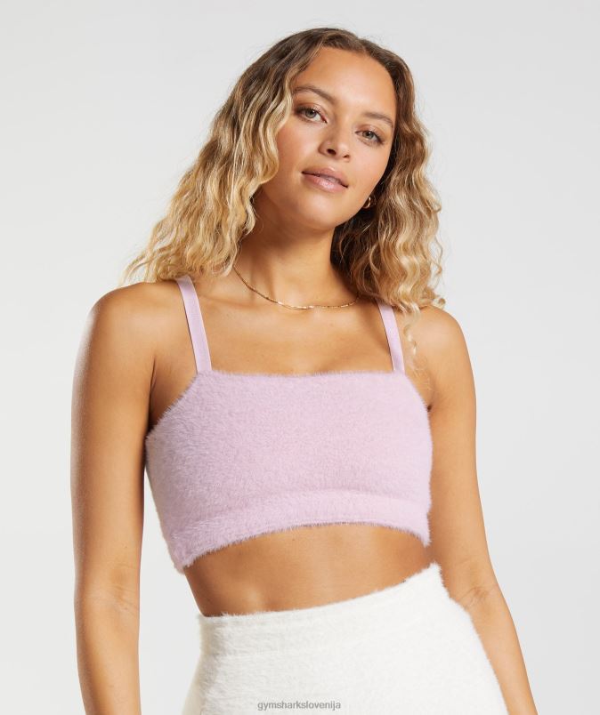 whitney trepalnic pleten bandeau ženskeGymshark stisnjen cvetni list roza J00L2226