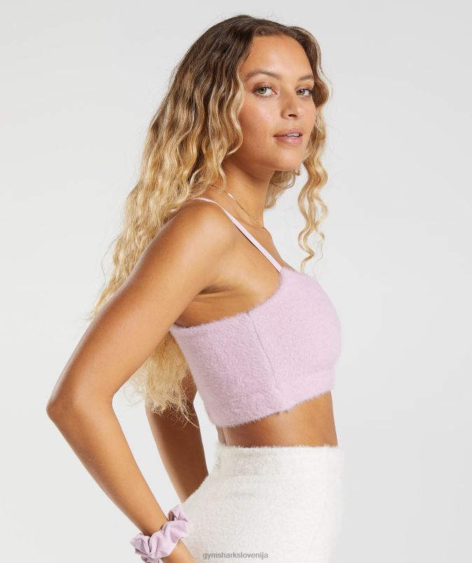 whitney trepalnic pleten bandeau ženskeGymshark stisnjen cvetni list roza J00L2226