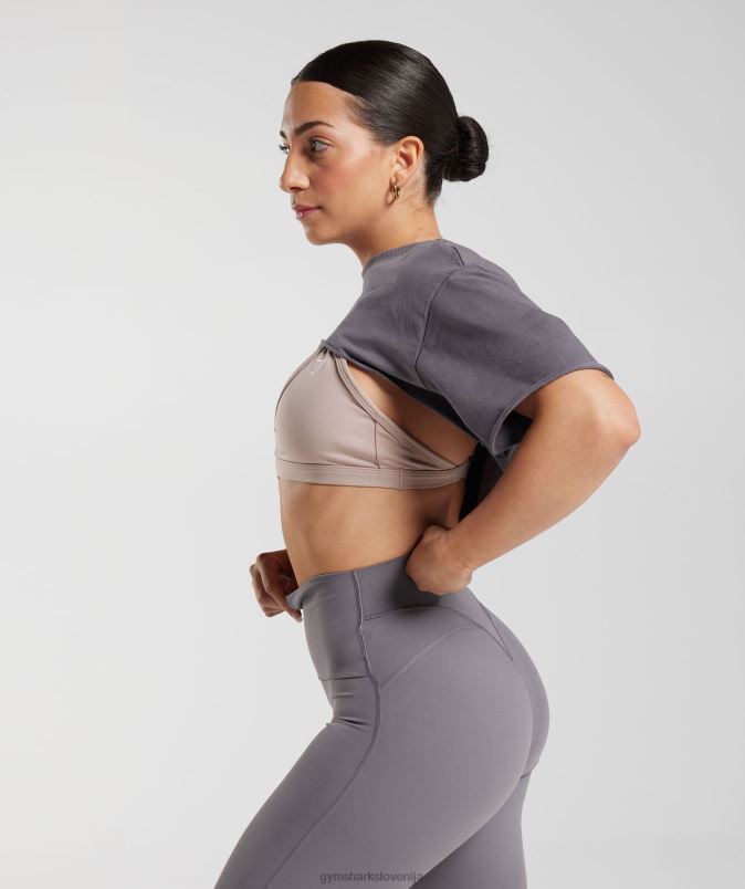 legacy top s skomigni rameni ženskeGymshark titan siva J00L2494